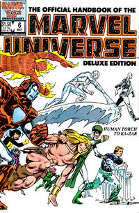 Cover Thumbnail for The Official Handbook of the Marvel Universe Deluxe Edition (Marvel, 1985 series) #6 [Direct]