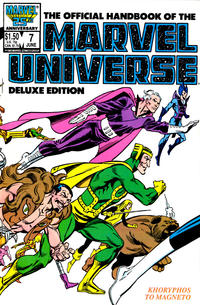 Cover Thumbnail for The Official Handbook of the Marvel Universe Deluxe Edition (Marvel, 1985 series) #7 [Direct]