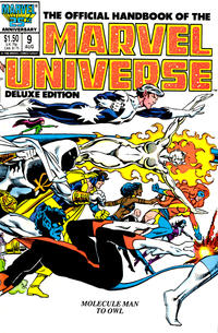 Cover Thumbnail for The Official Handbook of the Marvel Universe Deluxe Edition (Marvel, 1985 series) #9 [Direct]