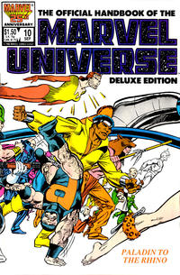 Cover Thumbnail for The Official Handbook of the Marvel Universe Deluxe Edition (Marvel, 1985 series) #10 [Direct]