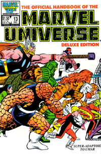Cover Thumbnail for The Official Handbook of the Marvel Universe Deluxe Edition (Marvel, 1985 series) #13 [Direct]