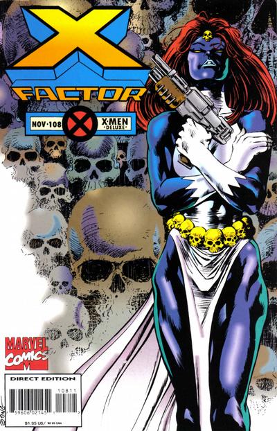 Cover for X-Factor (Marvel, 1986 series) #108 [Direct Edition - Deluxe]