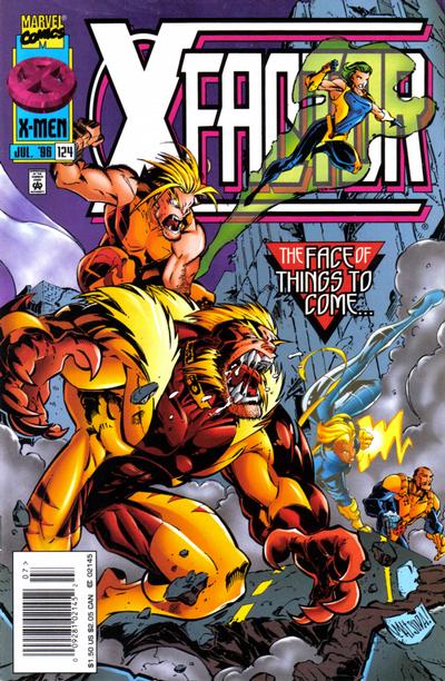 Cover for X-Factor (Marvel, 1986 series) #124 [Newsstand]