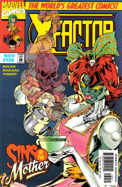 Cover for X-Factor (Marvel, 1986 series) #139 [Direct Edition]