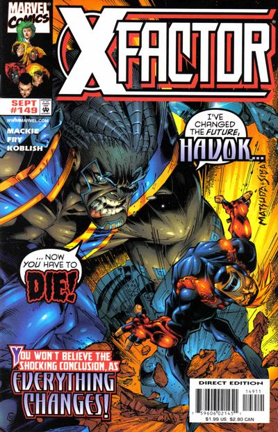 Cover for X-Factor (Marvel, 1986 series) #149 [Direct Edition]