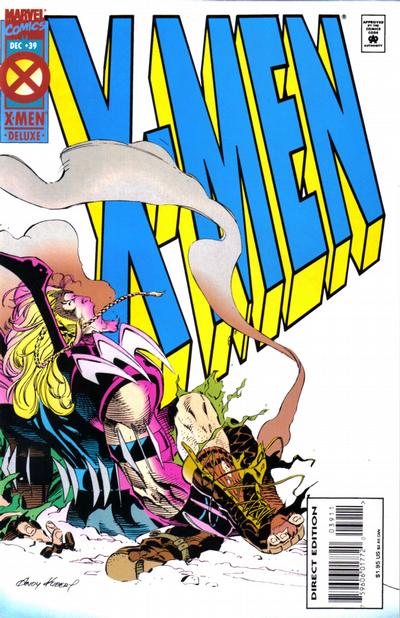 Cover for X-Men (Marvel, 1991 series) #39 [Deluxe Edition]