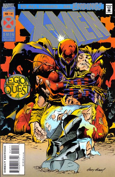 Cover for X-Men (Marvel, 1991 series) #41 [Deluxe Edition]