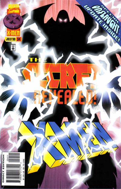 Cover for X-Men (Marvel, 1991 series) #54 [Direct Edition]