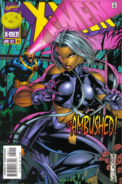 Cover for X-Men (Marvel, 1991 series) #60 [Direct Edition]