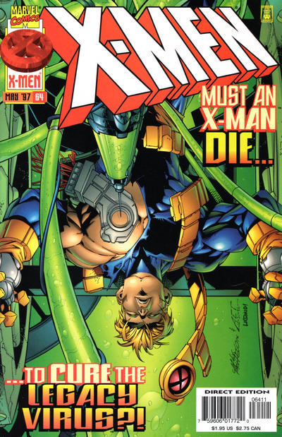 Cover for X-Men (Marvel, 1991 series) #64 [Direct Edition]