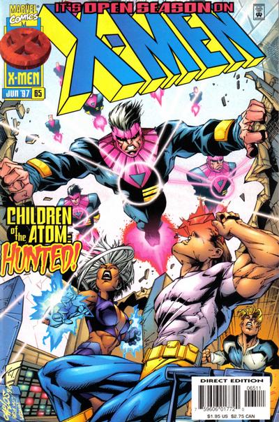Cover for X-Men (Marvel, 1991 series) #65 [Direct Edition]