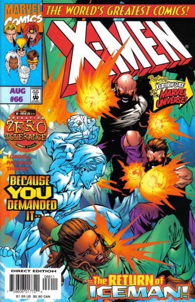 Cover for X-Men (Marvel, 1991 series) #66 [Direct Edition]