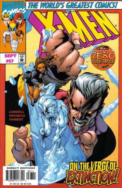 Cover for X-Men (Marvel, 1991 series) #67 [Direct Edition]