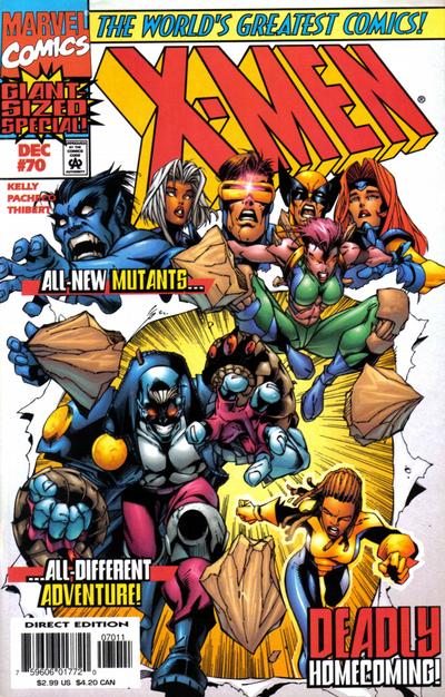 Cover for X-Men (Marvel, 1991 series) #70 [Direct Edition]