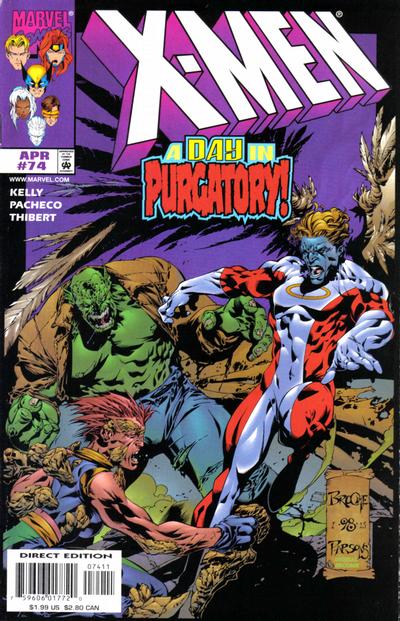 Cover for X-Men (Marvel, 1991 series) #74 [Direct Edition]