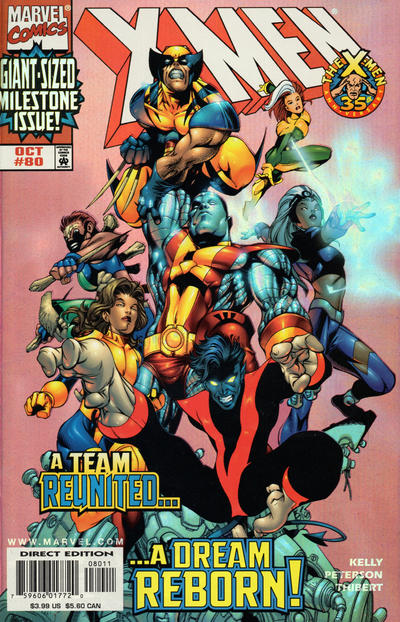 Cover for X-Men (Marvel, 1991 series) #80 [Direct Edition]