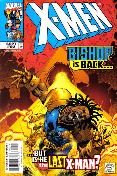 Cover for X-Men (Marvel, 1991 series) #92 [Direct Edition]