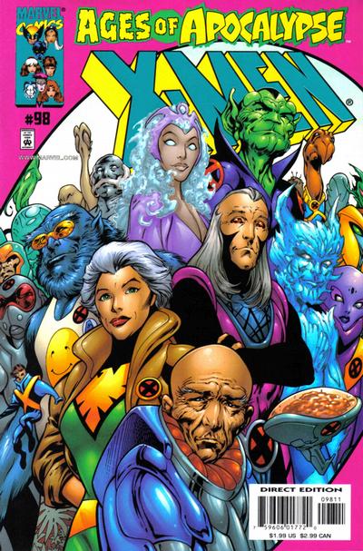Cover for X-Men (Marvel, 1991 series) #98 [Direct Edition]
