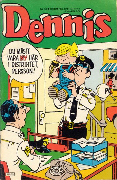 Cover for Dennis (Semic, 1969 series) #13/1978