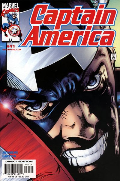 Cover for Captain America (Marvel, 1998 series) #41 [Direct Edition]