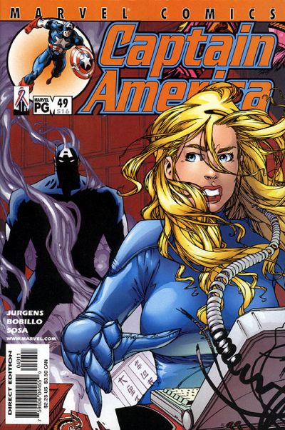 Cover for Captain America (Marvel, 1998 series) #49 (516) [Direct Edition]