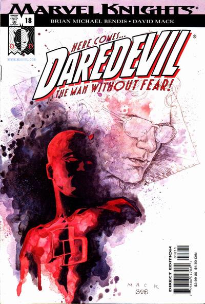 Cover for Daredevil (Marvel, 1998 series) #18 [Direct Edition]
