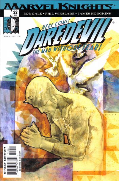 Cover for Daredevil (Marvel, 1998 series) #22 (402) [Direct Edition]