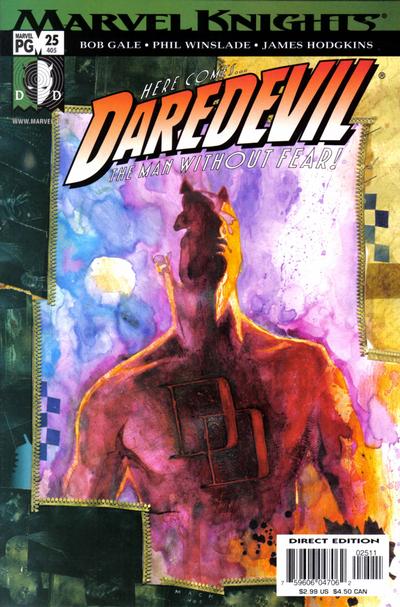 Cover for Daredevil (Marvel, 1998 series) #25 (405) [Direct Edition]