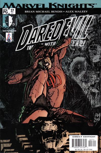 Cover for Daredevil (Marvel, 1998 series) #27 (407) [Direct Edition]