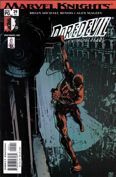Cover for Daredevil (Marvel, 1998 series) #29 (409) [Direct Edition]