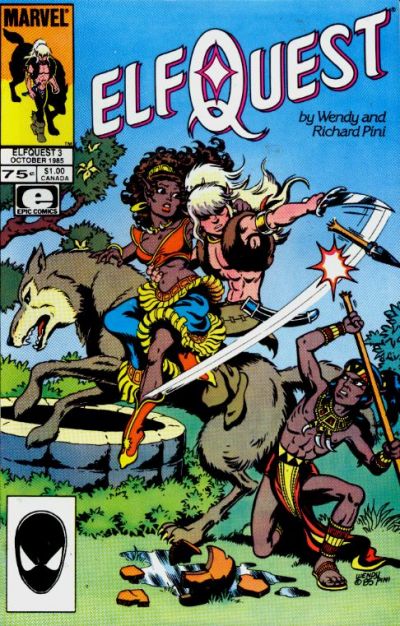 Cover for ElfQuest (Marvel, 1985 series) #3 [Newsstand]