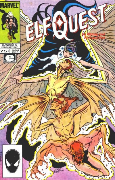 Cover for ElfQuest (Marvel, 1985 series) #19 [Newsstand]