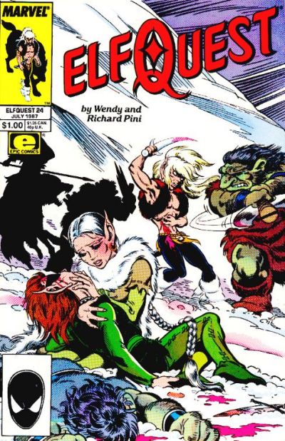 Cover for ElfQuest (Marvel, 1985 series) #24 [Direct]