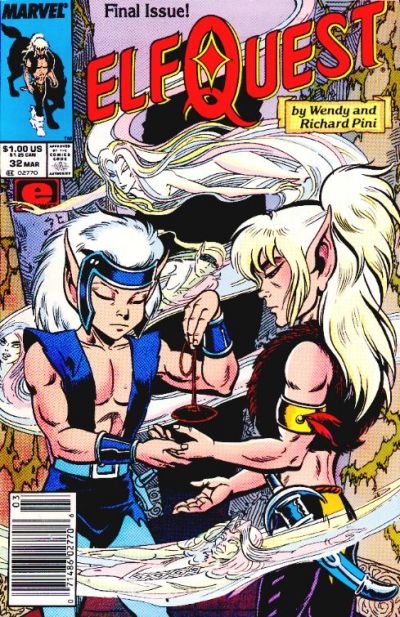 Cover for ElfQuest (Marvel, 1985 series) #32 [Newsstand]