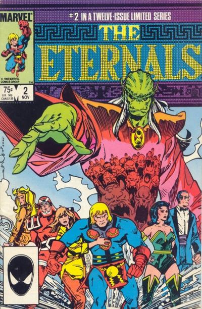 Cover for Eternals (Marvel, 1985 series) #2 [Direct]