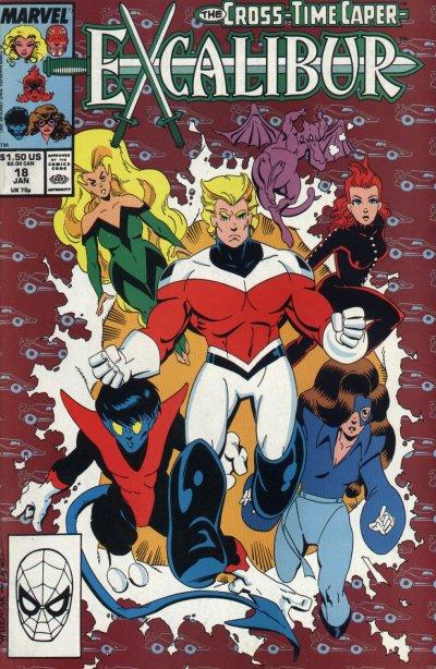 Cover for Excalibur (Marvel, 1988 series) #18 [Direct]