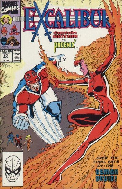 Cover for Excalibur (Marvel, 1988 series) #20 [Direct]