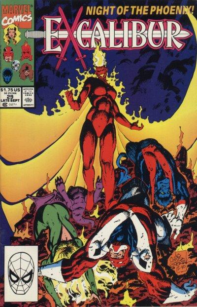 Cover for Excalibur (Marvel, 1988 series) #29 [Direct]