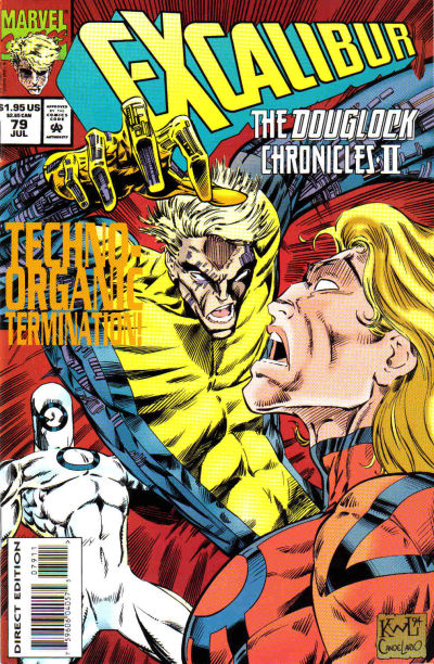 Cover for Excalibur (Marvel, 1988 series) #79 [Direct Edition]