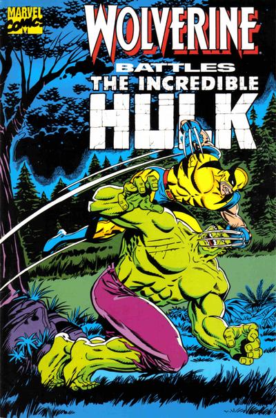 Cover for Wolverine Battles the Incredible Hulk (Marvel, 1989 series) #1