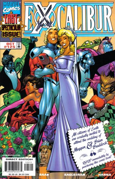 Cover for Excalibur (Marvel, 1988 series) #125 [Direct Edition]