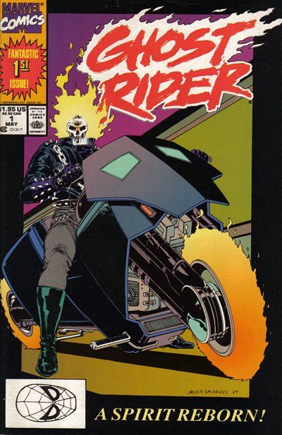 Cover for Ghost Rider (Marvel, 1990 series) #1 [Direct]