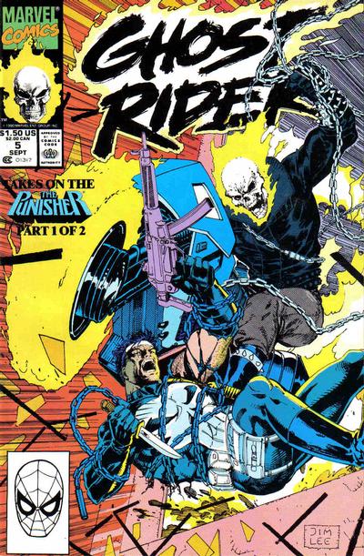 Cover for Ghost Rider (Marvel, 1990 series) #5 [Direct]