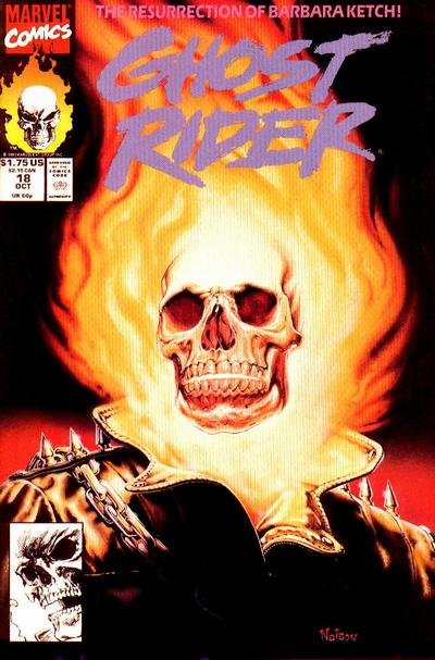 Cover for Ghost Rider (Marvel, 1990 series) #18 [Direct]