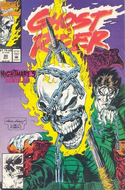 Cover for Ghost Rider (Marvel, 1990 series) #30 [Direct]