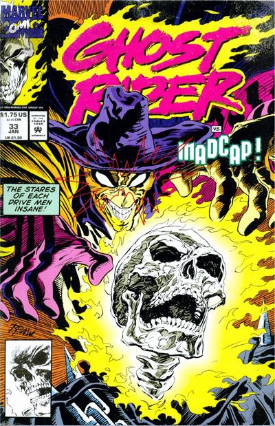 Cover for Ghost Rider (Marvel, 1990 series) #33 [Direct]