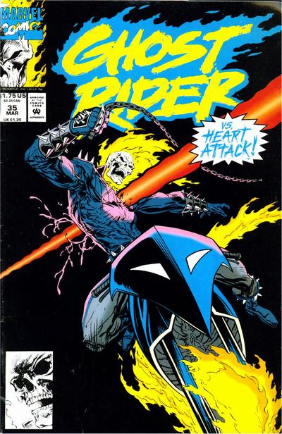 Cover for Ghost Rider (Marvel, 1990 series) #35 [Direct]