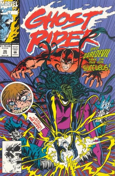 Cover for Ghost Rider (Marvel, 1990 series) #36 [Direct]