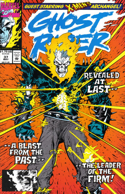Cover for Ghost Rider (Marvel, 1990 series) #37 [Direct]
