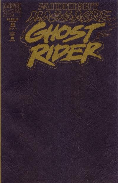 Cover for Ghost Rider (Marvel, 1990 series) #40 [Direct Edition]